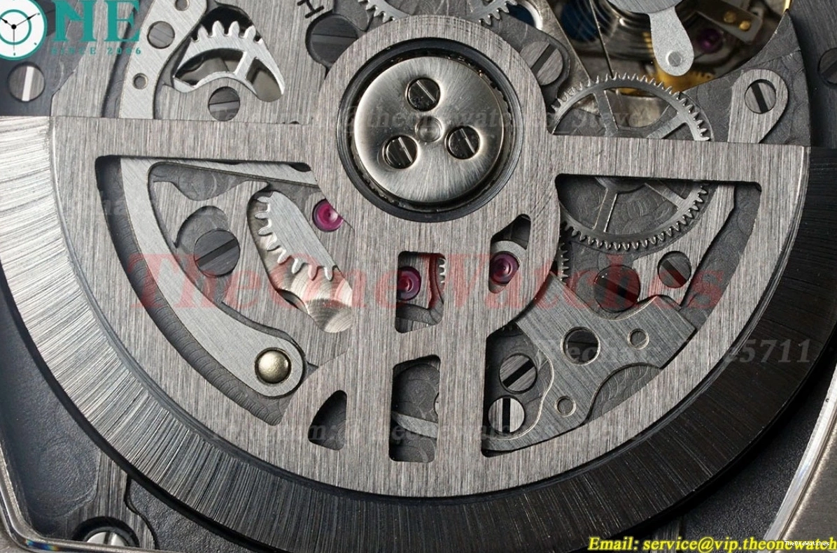 Mod BBF TI 42mm Dial Chrono Bang Spirit of Big A7750 Skeleton RU 1207